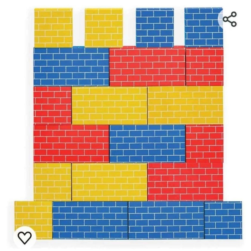 Cardboard building blocks
